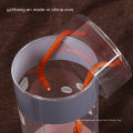 PET clear cylinder tubes with printing ( plastic round box)